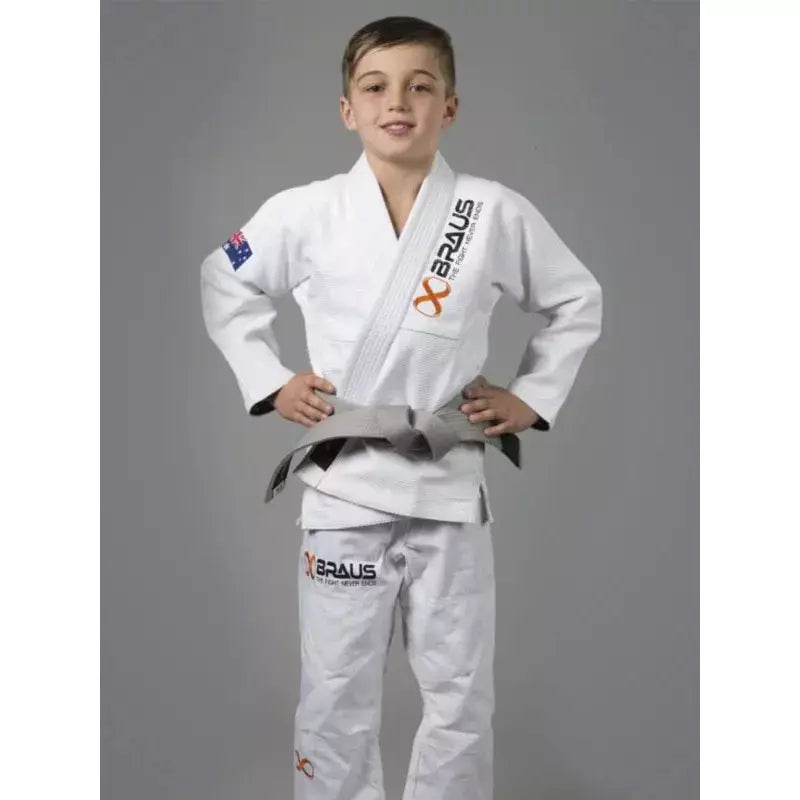 Braus Kids Pro Light - Jiu Jitsu Gi - White