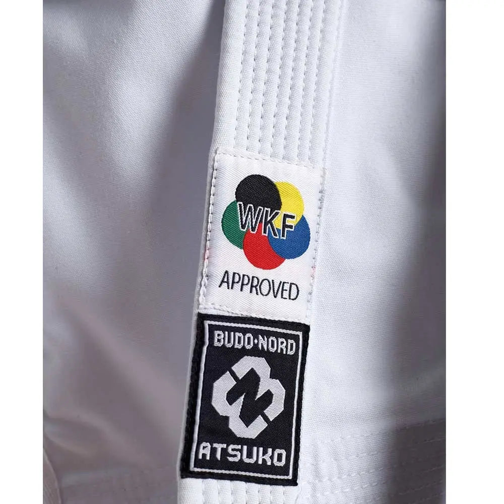 WKF approved label on the jacket and Budo Nord label