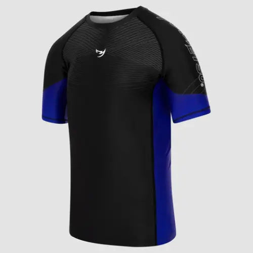 SIDE VIEW Fumetsu Competitor MK2 Rash Guards - Black/Blue