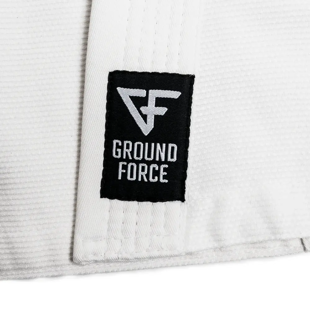 Ground Force Basic Kids BJJ Gi - White - Martial Arts Supplies