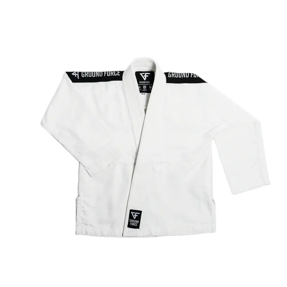 Ground Force Basic Kids BJJ Gi - White - Martial Arts Supplies