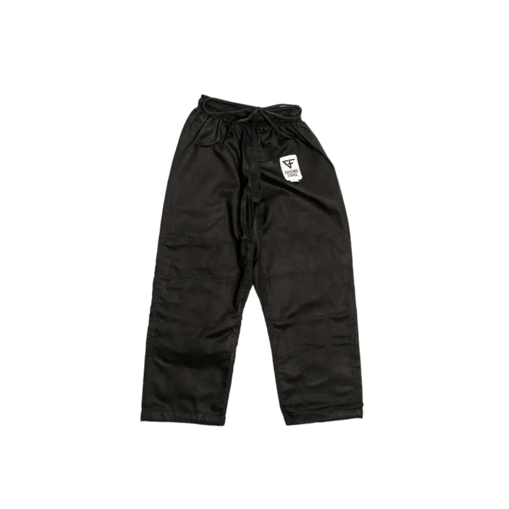 Ground Force Basic Kids BJJ Gi - Black - Martial Arts Supplies