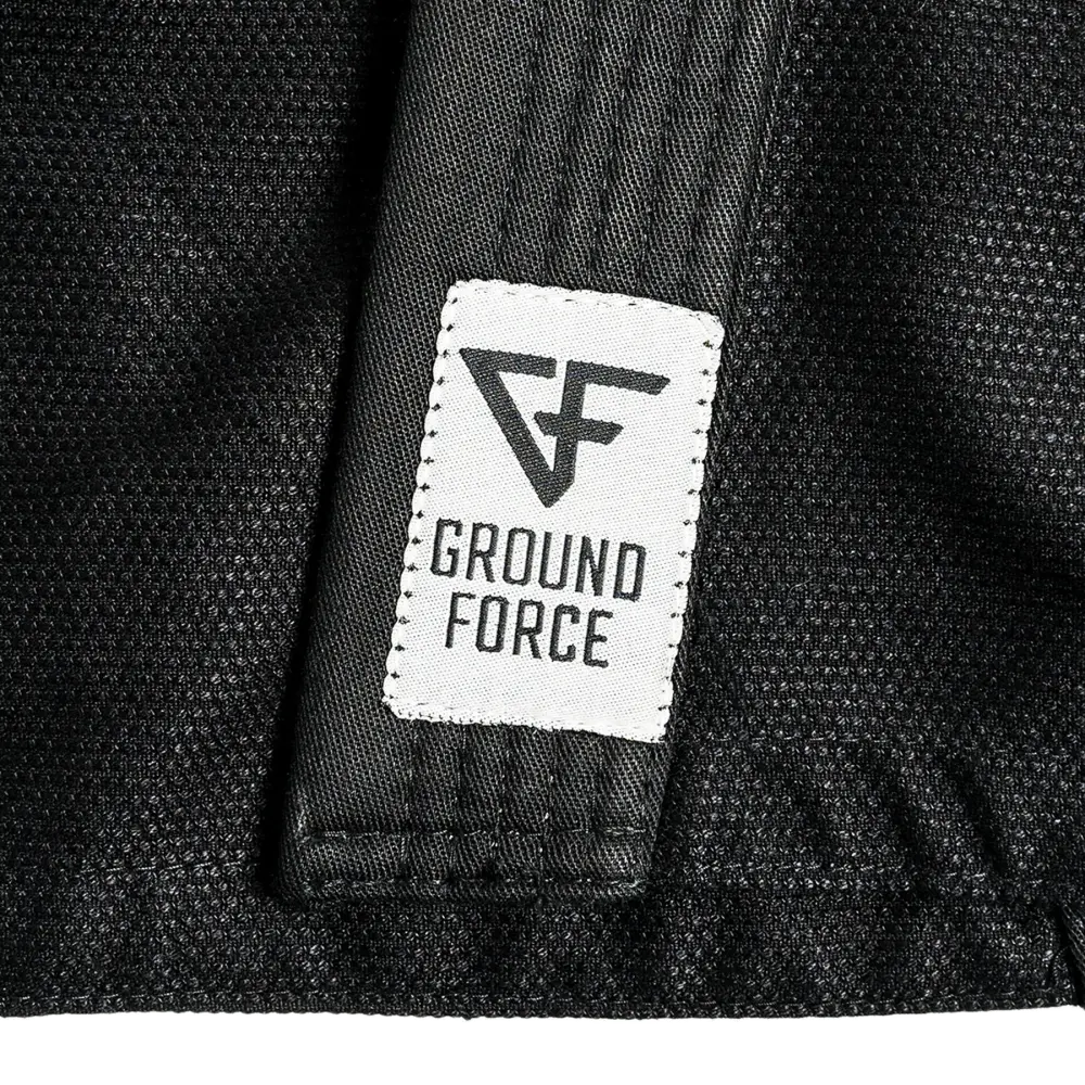 Ground Force Basic Kids BJJ Gi - Black - Martial Arts Supplies