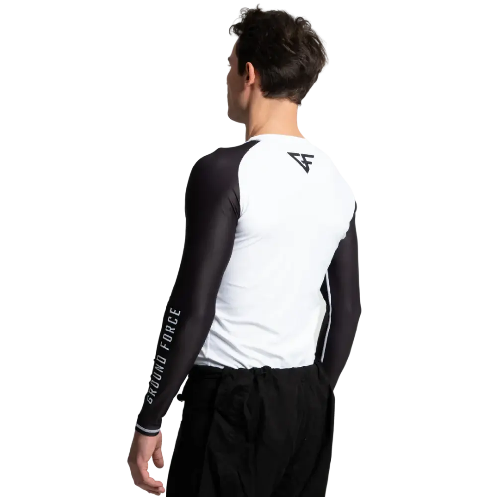 GF logos on the sleeves and between the shoulers