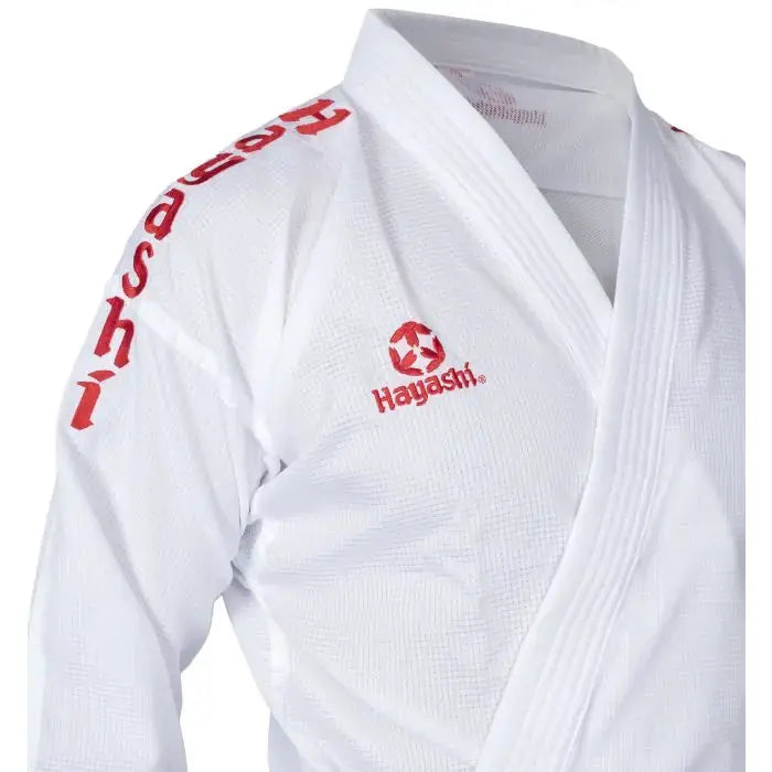 Red embroidery for competitions