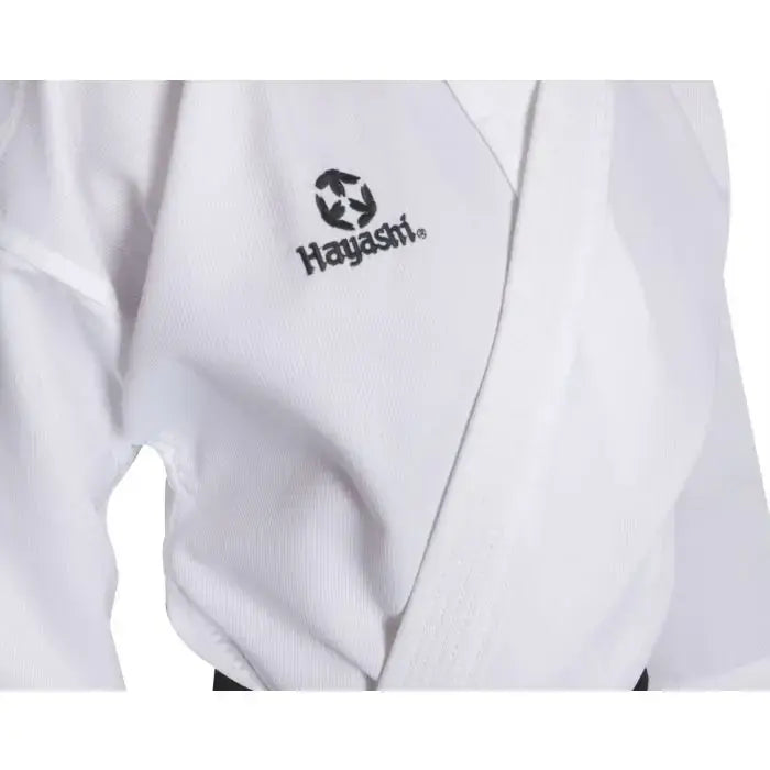 Hayashi logo to the front chest