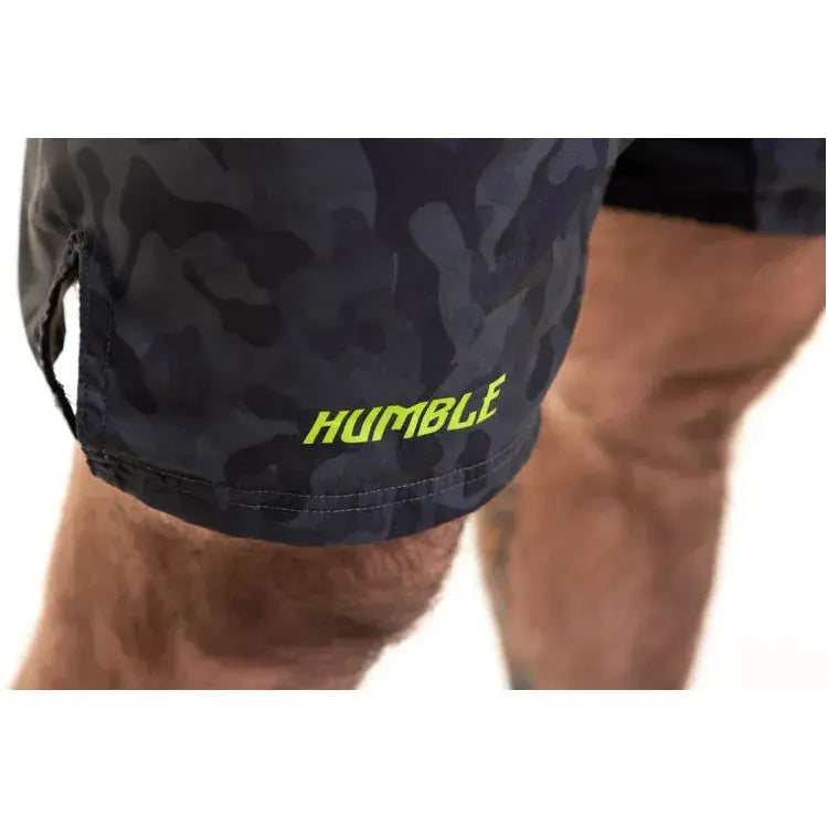 Humble logo at the bottom of the short leg