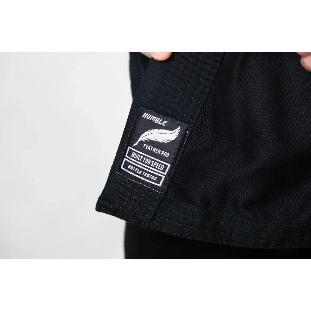 Feather Pro BJJ Gi - Black - Martial Arts Supplies Aus