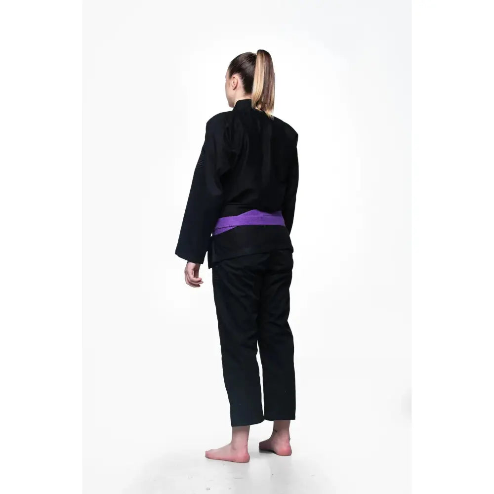 Feather Pro BJJ Gi - Black - Martial Arts Supplies Aus