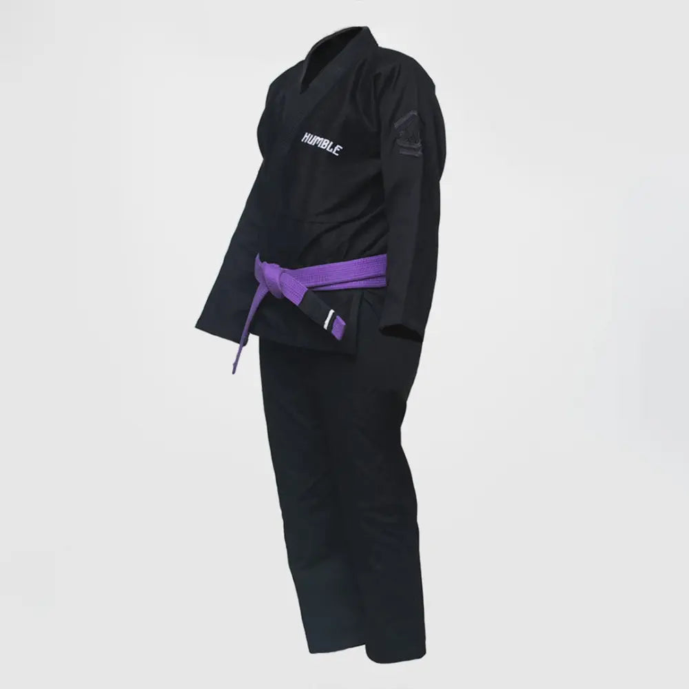 Feather Pro BJJ Gi - Black - Martial Arts Supplies Perth