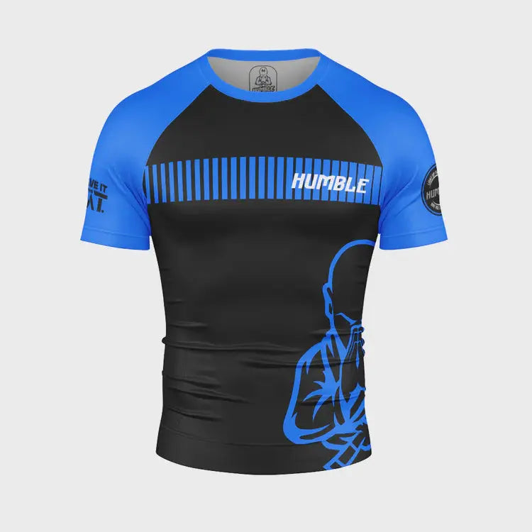 Humble Ranked Rashguard - Short Sleeve - Blue