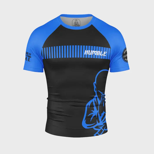 Humble Ranked Rashguard - Short Sleeve - Blue