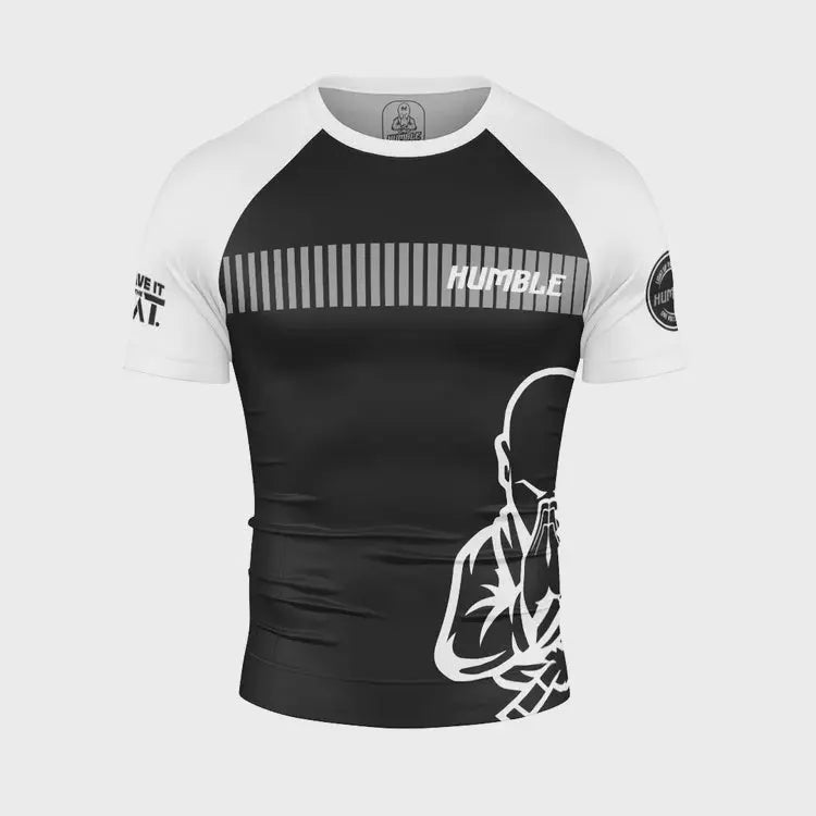 Humble Ranked Rashguard - Short Sleeve - White