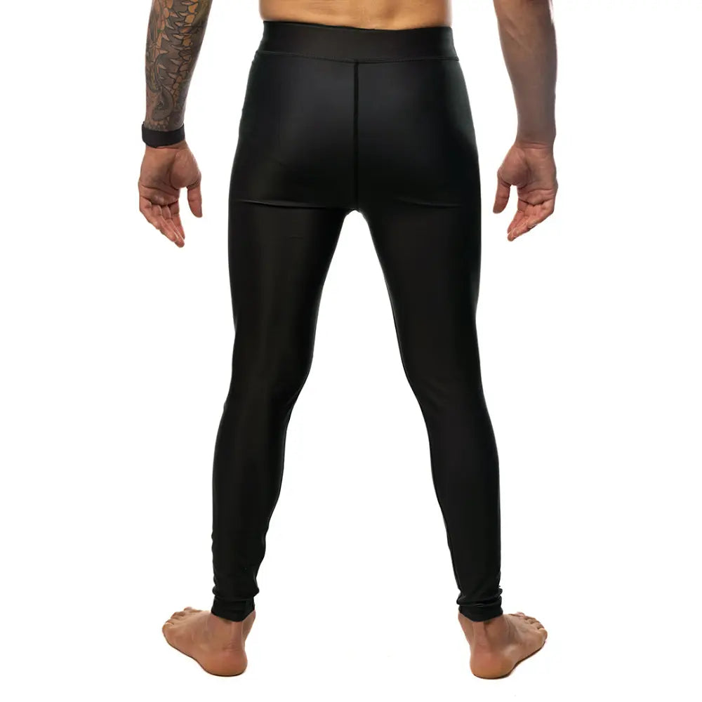 Plain Black compression Tights - NoGi Clothing