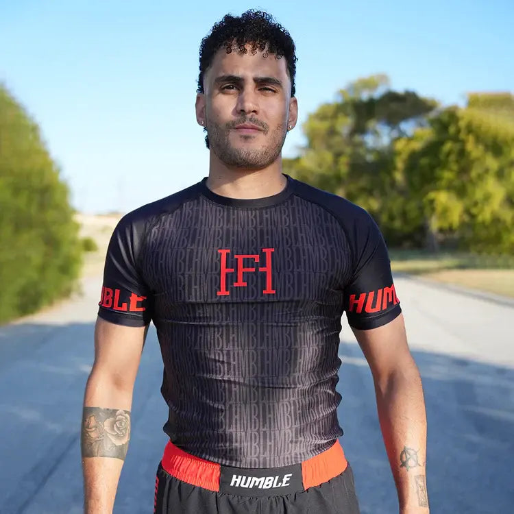 Front of TTD - To The Death Rashgaurd