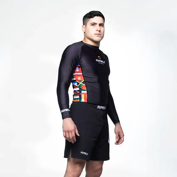 Humble BJJ Rashguard - Black