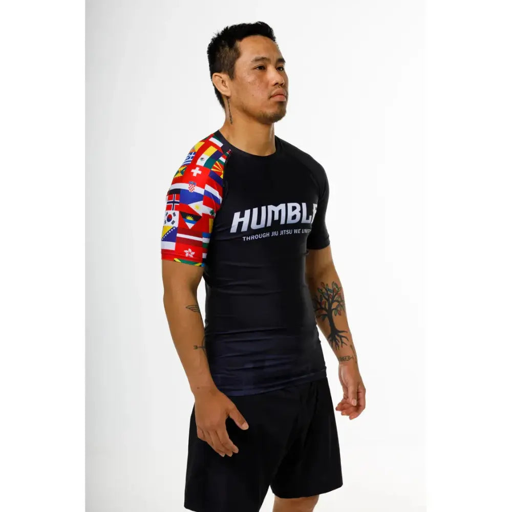 Side proifle - Humble Fight ware BJJ Rashguard