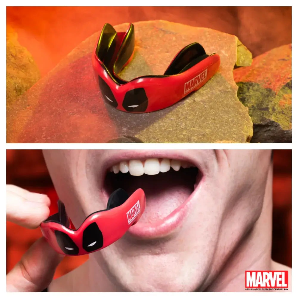 Safejaws Marvel Deadpool Mouthguard - Senior