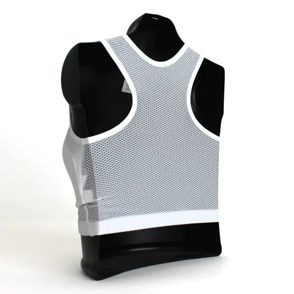 back of the WKF approved crop top