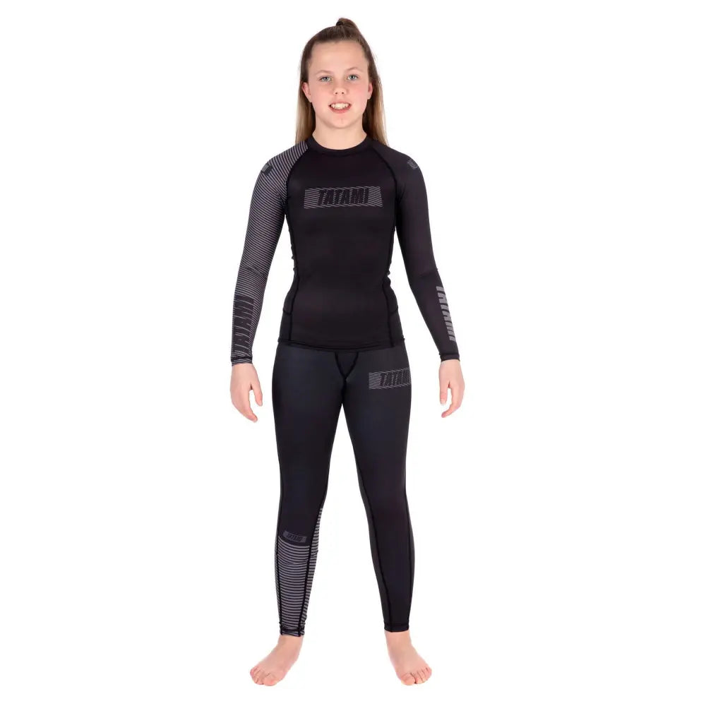 Tatami Kids Essential 3.0 Spats - Black/Grey