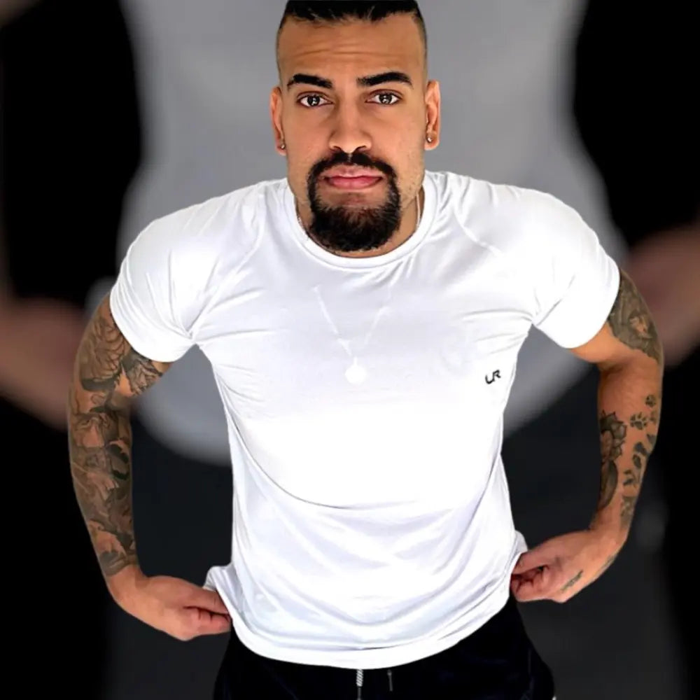 Uproar white compression shirt