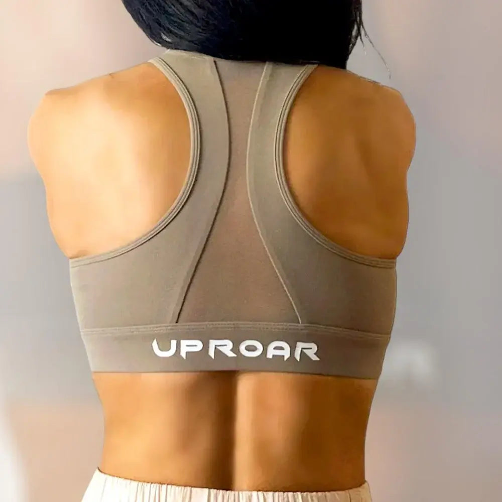 Uproar Equipped Sports Bra – Coffee - MASA