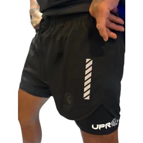 Uproar Men’s 2-in-1 Combat Shorts – Black - MASA
