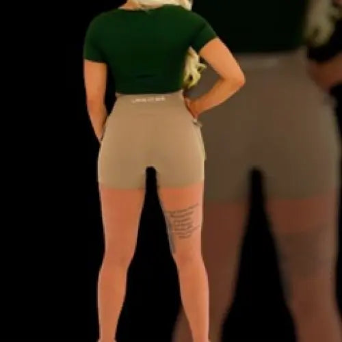 Uproar Mocha Thigh Grip Shorts with Pockets - MASA
