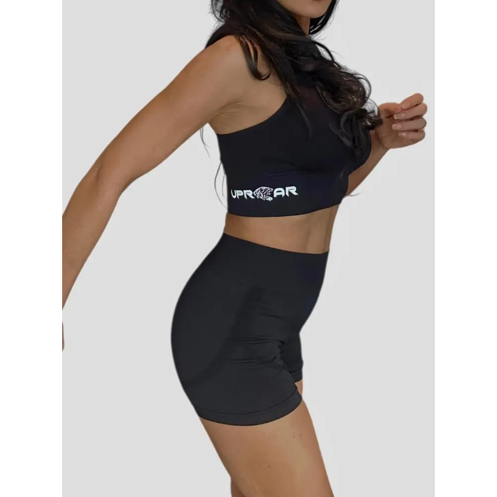 Uproar Strike Shorts Biker Black - MASA