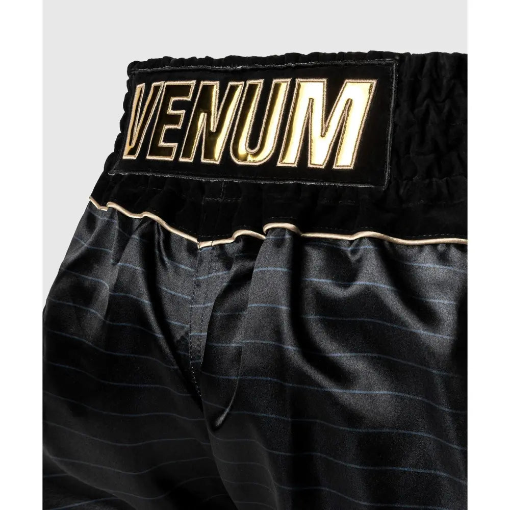 Close up of Venum logo on the waistband