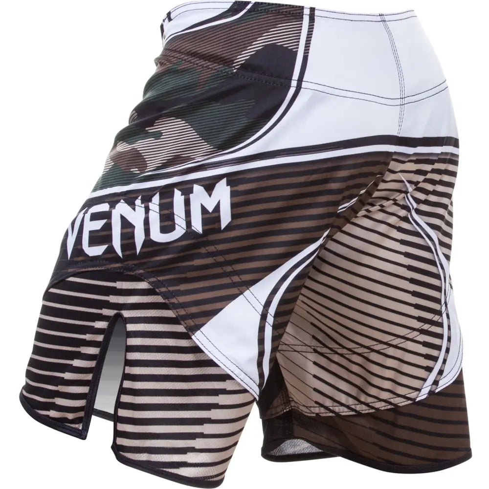bACK OF Venum Camo Hero Fightshorts