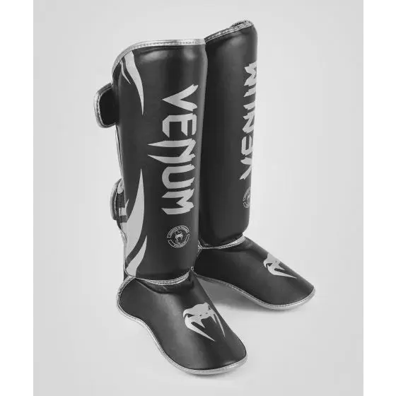 Venum Challenger Shinguards - Black/Silver - MASA
