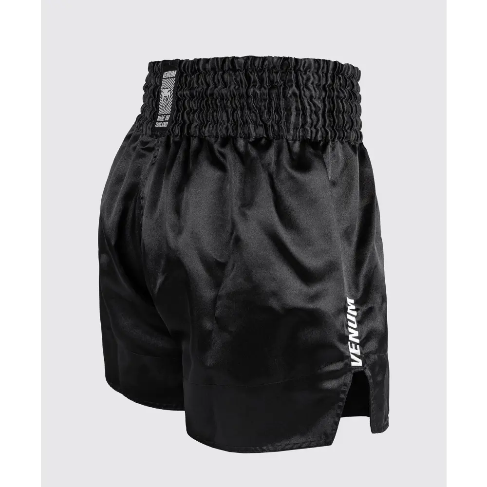 Venum Classic Evo Muay Thai Shorts - Black/White - MASA