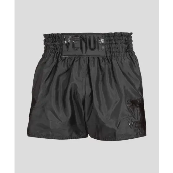 Venum Classic Muay Thai Shorts - Black/Black
