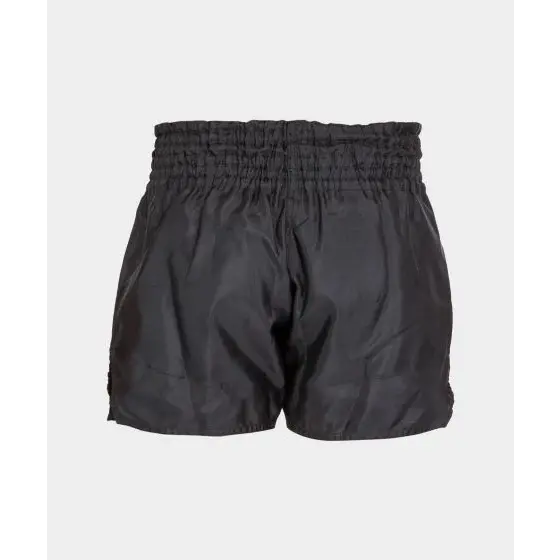 Back Of Venum Classic Muay Thai Shorts - Black/Black