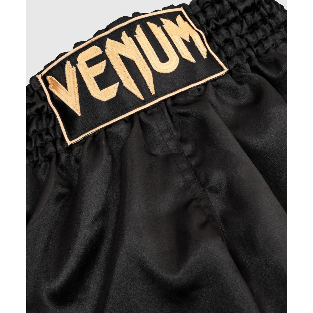 Venum Classic Muay Thai Shorts - Black/Gold - MASA