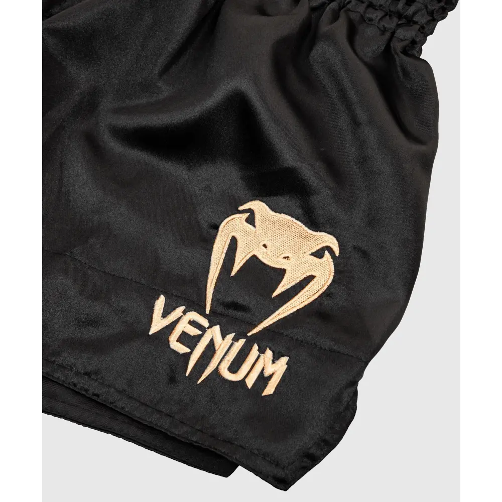 Venum Classic Muay Thai Shorts - Black/Gold - MASA