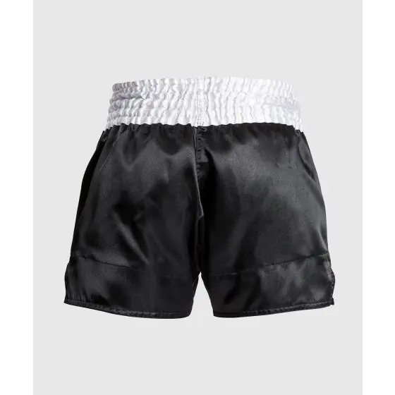 Venum Classic Muay Thai Shorts - Black/White - MASA