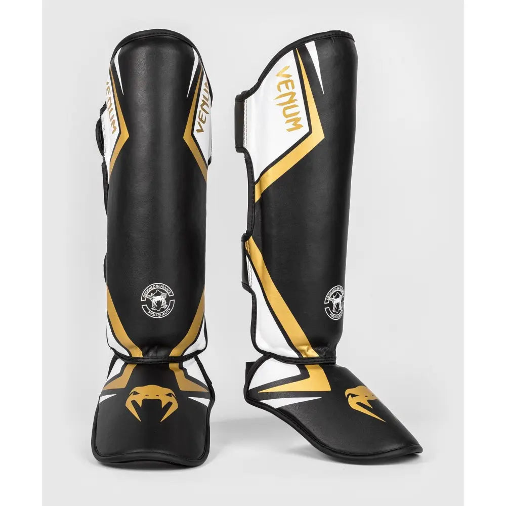 Venum Contender 2.0 shin guards BLK/GLD