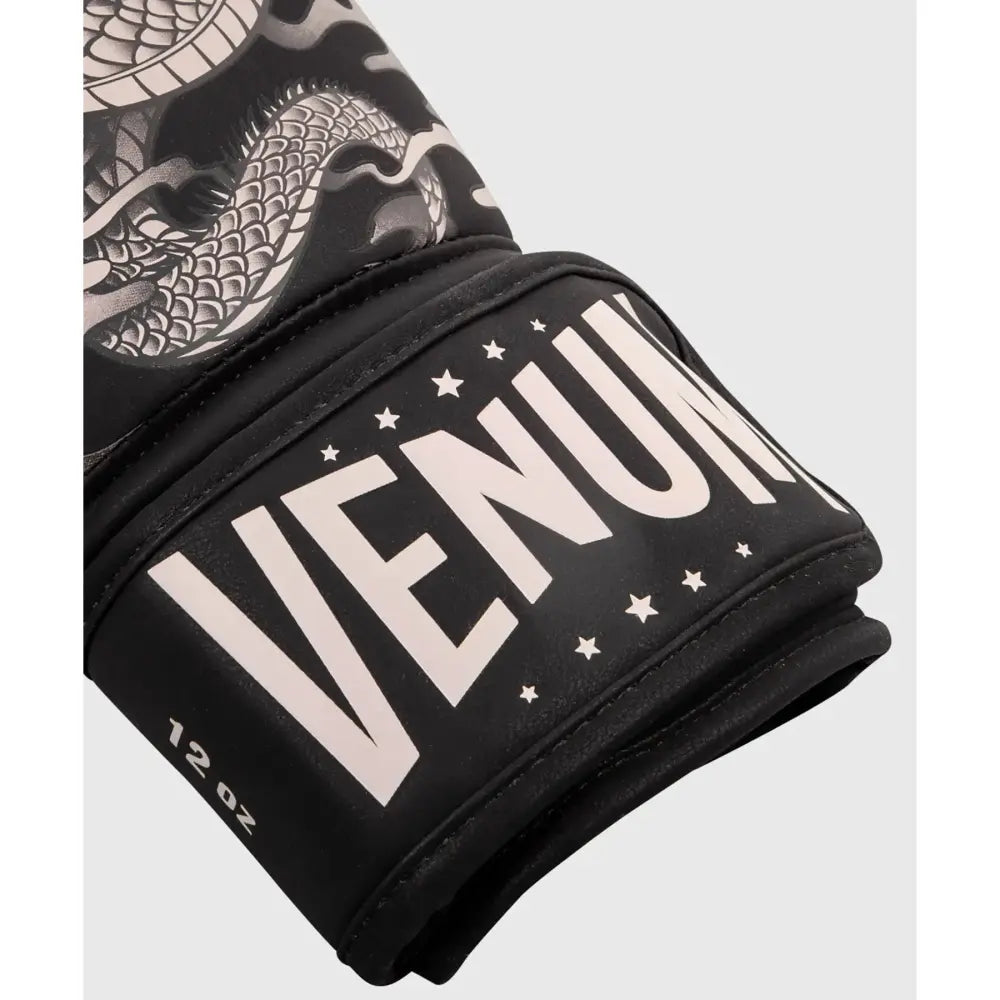 Venum Dragon's Flight Boxing Gloves - Black/Sand