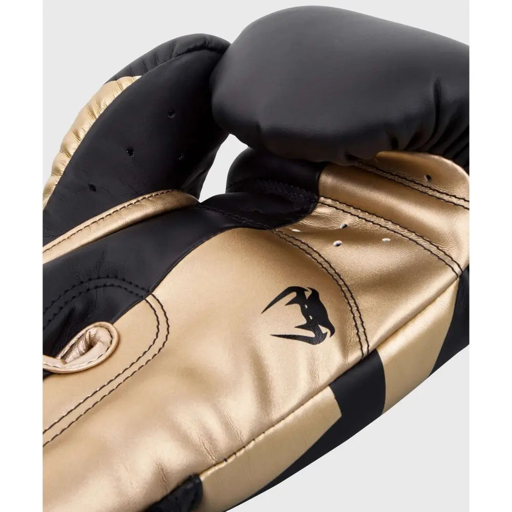Venum Elite Boxing Gloves - Black/Gold