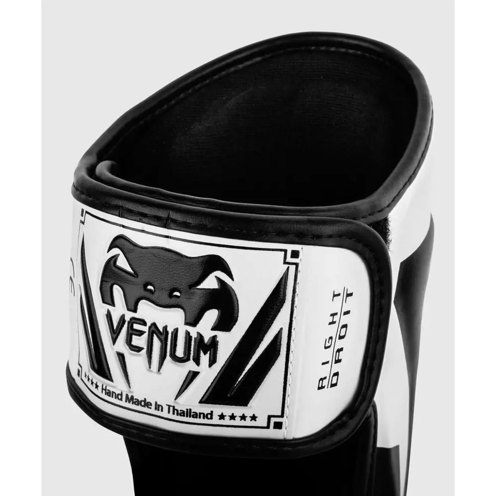 Venum Elite Standup Shinguards - White / Black
