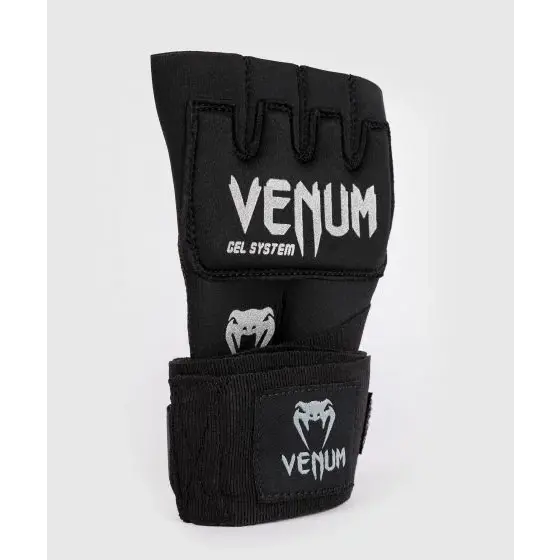 Venum Boxing Hand Wraps - Gel - Black Silver