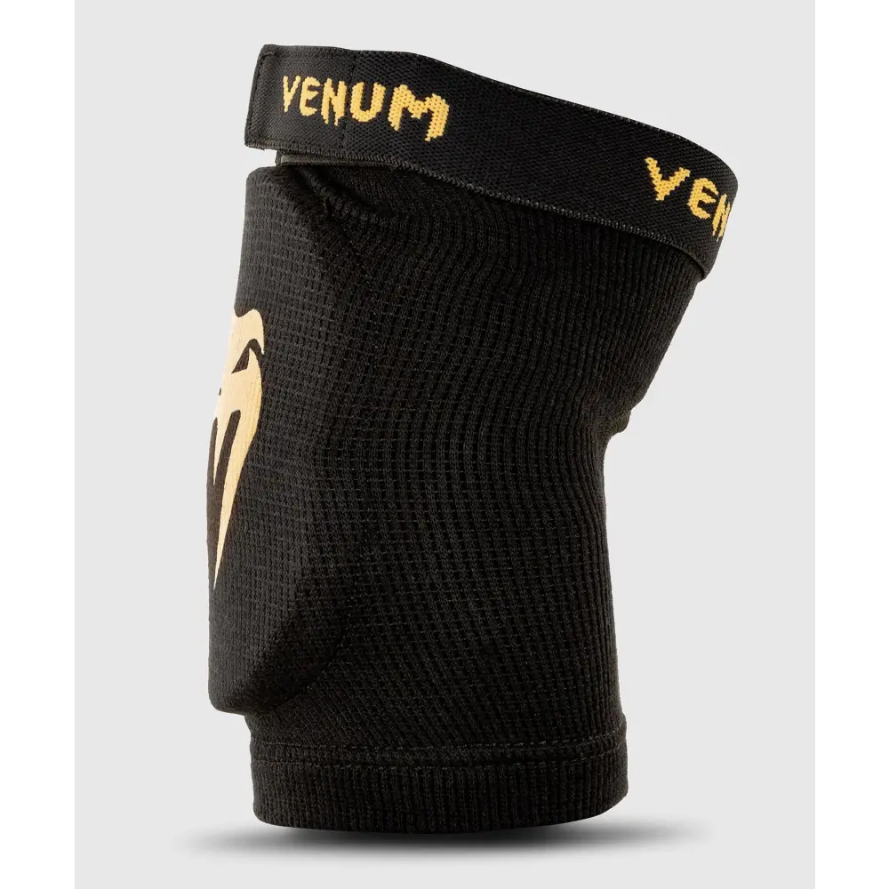 Side of Venum Kontact Elbow Protector - Black/Gold