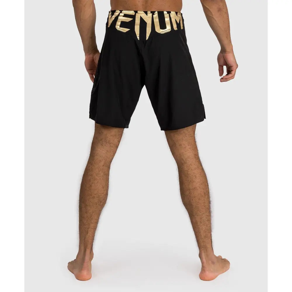 Back of the MMA shorts. Venum Logo in gold