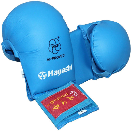Hayashi Karate Gloves WKF Approved - Blue