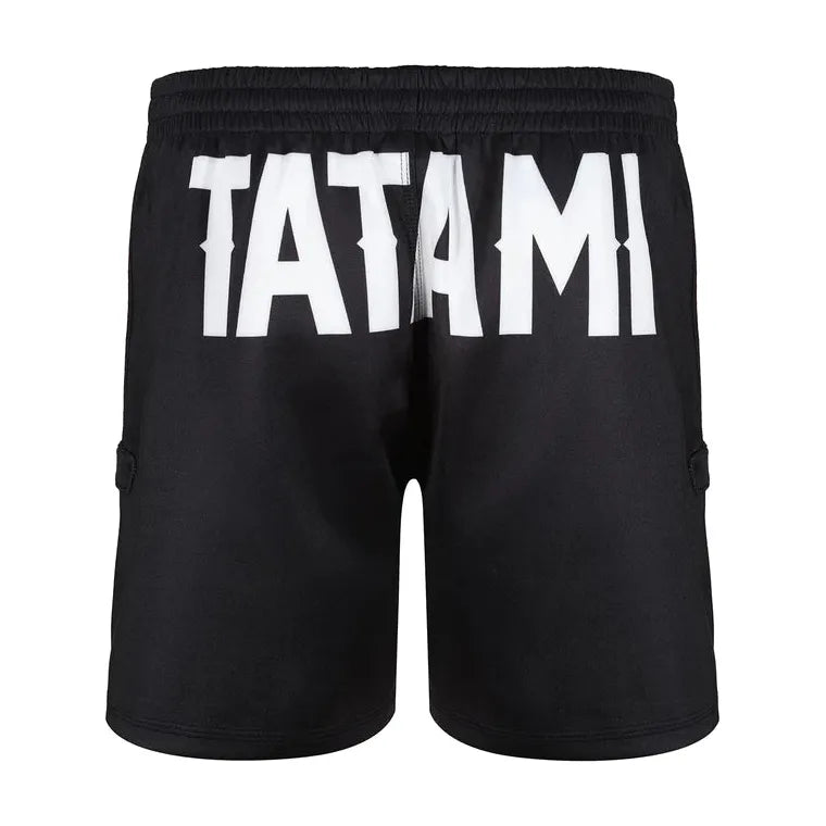 Back of Taatami Raven High Cut BJJ NoGi Grappling shorts