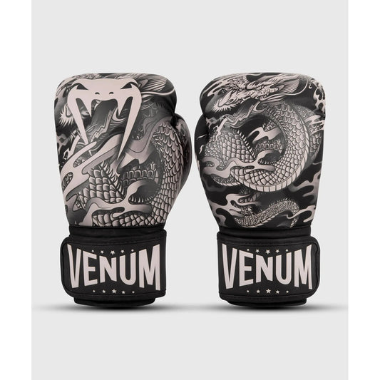 Venum Dragon's Flight Boxing Gloves - Black/Sand