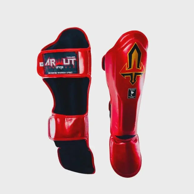 Arwut SG3 Shin Guards Kids - Red - MASA