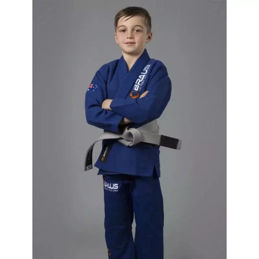 Braus Kids Pro Light - Jiu Jitsu Gi - Blu